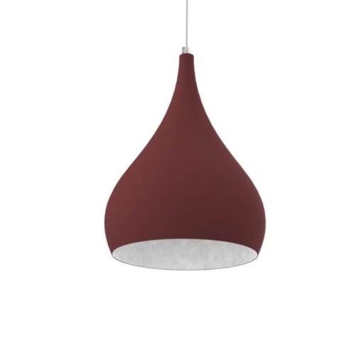 Suspension Calice Ø20 Cowhide rouge blanc