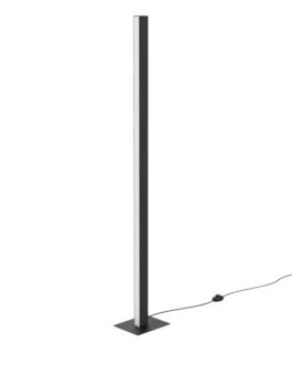 lampadaire linear Noir
