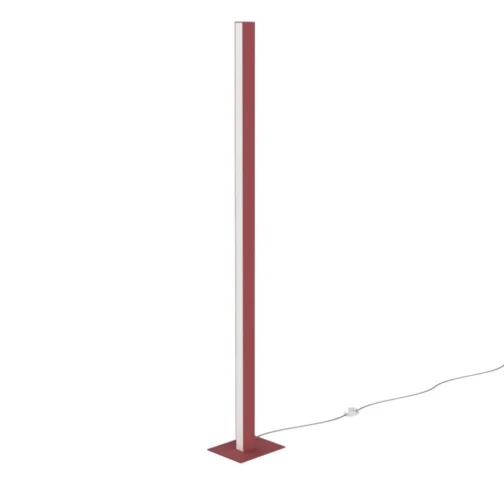 Lampadaire Linear 1.70m rouge cowhide