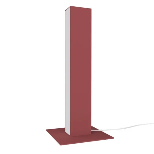 Lampe a poser Linear Rouge Cowhide