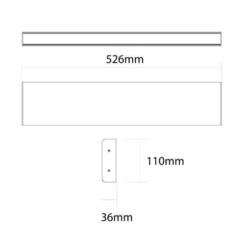 Applique Band Up and Down Noir – Image 5