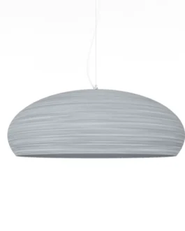 Suspension mat texturé UFO Ø60 Gris
