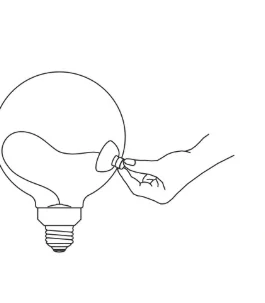 700741.00A Lampe Led Satellite  base doré avec réflecteur doré