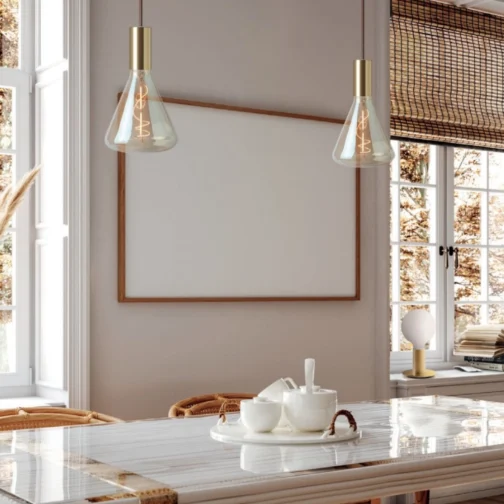 suspension elba bronze cone ambiance