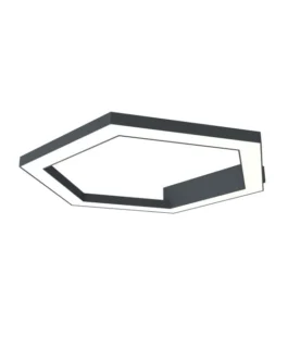 Plafonnier Esagono Ø40 Gris Anthracite
