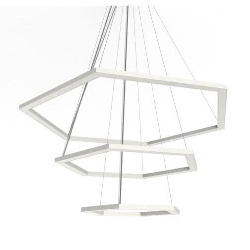Suspension Maze 3 anneaux Blanc