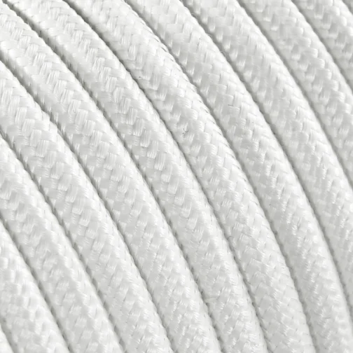 câble électrique souple rond BLANC