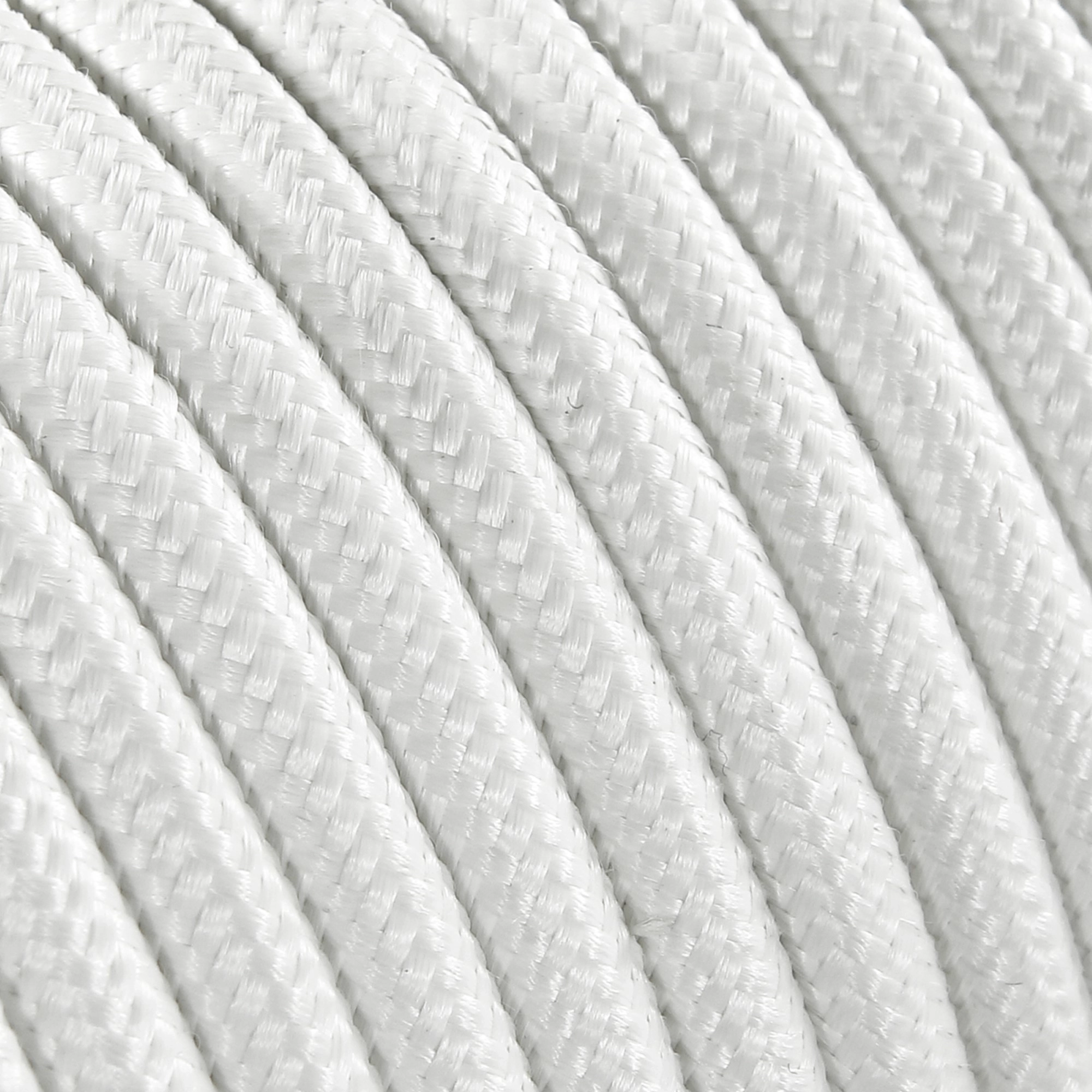 câble électrique souple rond BLANC