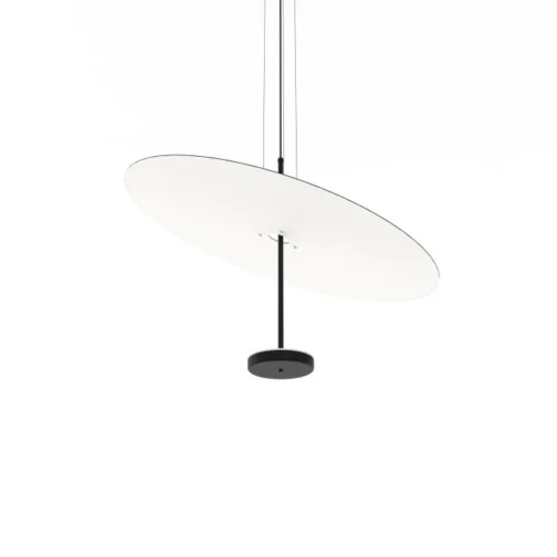 Suspension Pistillo diamètre 60 couleur blanche dessus noir lumicom