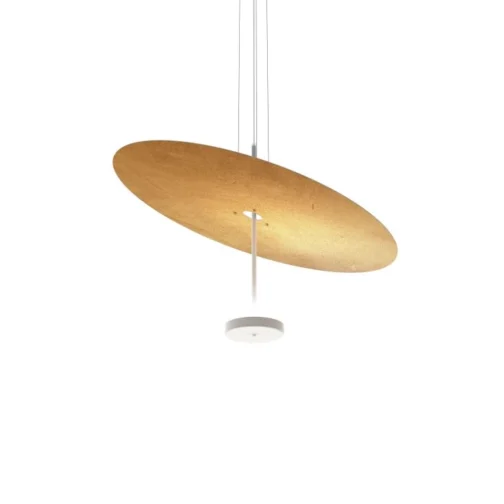 Suspension Pistillo diamètre 60 de couleur OR dessus blanc lumicom