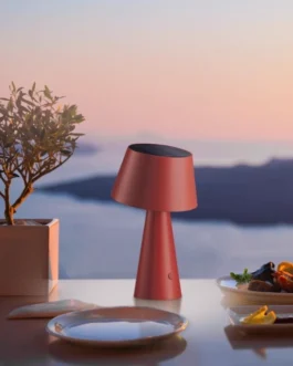 Lampe solaire ERA rouge