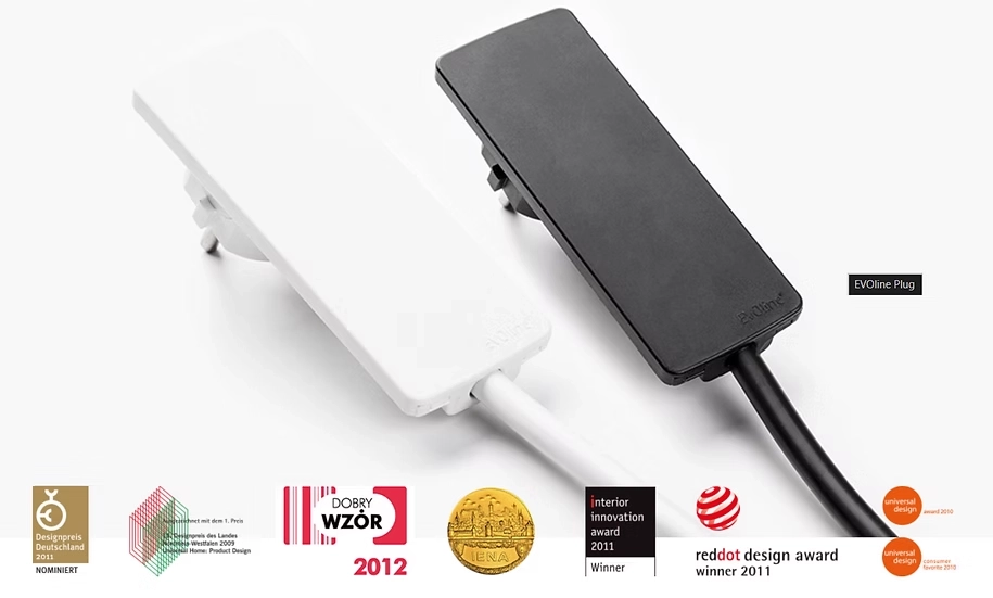 Prise de courant EXTRA PLATE EVOLINE