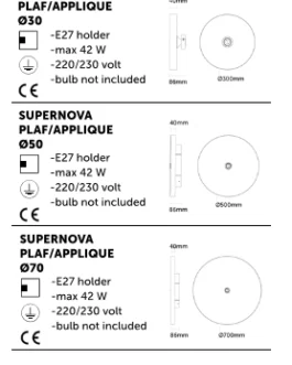 Supernova COULEURS MEDITERRANEAN BLUE diam70