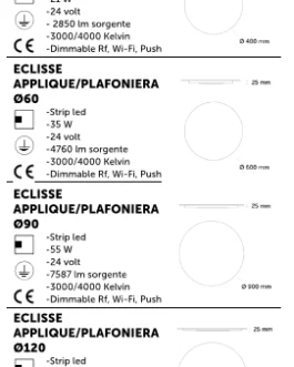 Applique ECLISSE cuivre diam 40