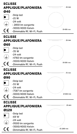 Applique ECLISSE cuivre diam 40 – Image 2