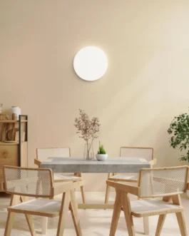 Applique ECLISSE blanc diam 90